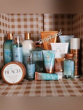 Bath & Body Works AT THE BEACH 13PC Collection Bundle
